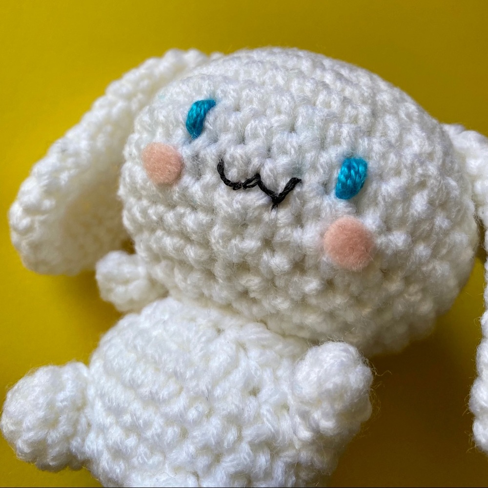 Cinnamoroll amigurumi crochet doll - Picture 4 of 7